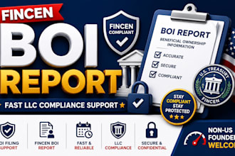 file your fincen boi report and llc compliance support