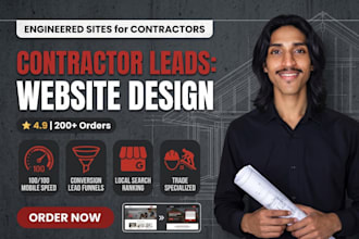 build a high converting wordpress lead generation website for contractors