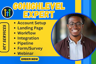 gohighlevel landing page gohighlevel website gohighlevel funnel automation saas