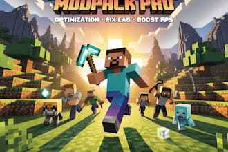 optimize modpack, develop minecraft modpack for minecraft server
