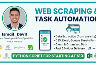 create a professional python script for web scraping