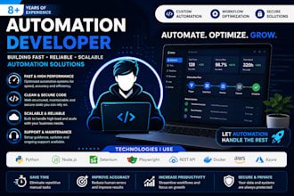build fast auto pokemon center bot, lazada bot, monitoring bot, checkout bot,