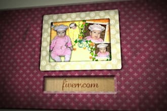 make you this my BABY memories book video