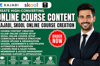 create online course content kajabi online course skool online course creation