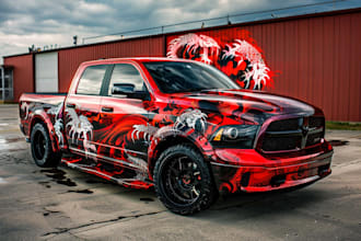 do car wrap, van wrap design vehicle wrap