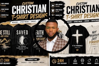 do custom christian tshirt design, typography and streetwear graphic bible verse