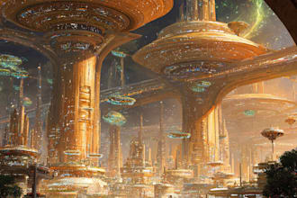 concept art for science fiction
