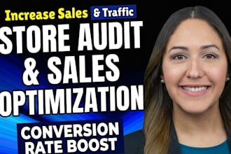 audit your stan store, online store payhip or lead gen site for sales conversion