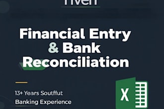 do accurate financial data entry and bank reconciliation for your business