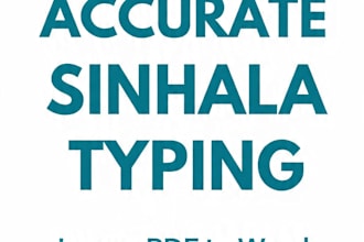 do accurate sinhala and english typing from image or pdf