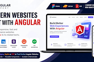 build a website using angular and typescript