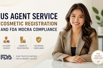 do US agent service cosmetic registration and fda mocra compliance