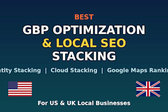 do gbp optimization, entity stacking for google maps ranking