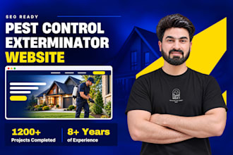 design a pest control and exterminator wordpress website
