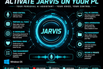 build a custom ai desktop assistant like jarvis for windows automation