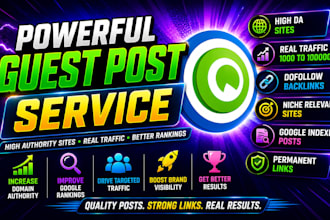 publish guest post on high traffic sites high da DR sites with dofollow backlink