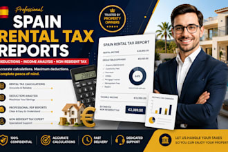 calculate spain rental tax deductions and non resident tax reports