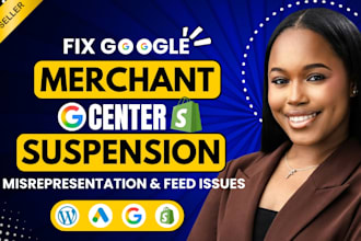 fix google merchant center misrepresentation suspension issue setup product feed