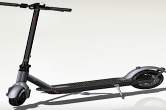 design a production ready electric scooter ev product with cad and engine