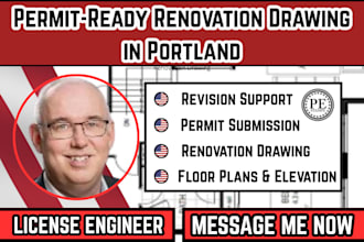 create permit ready renovation drawings in portland