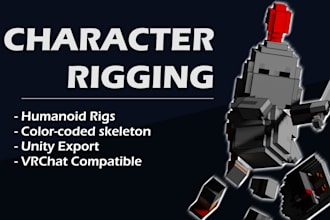 rig your 3d character in blender