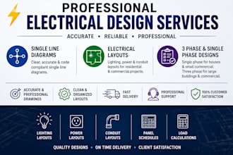 draw professional single line diagrams in autocad