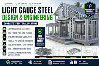 lgs cfs framing steel stud modular pods truss wind structural report opinion