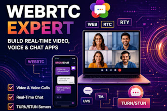 build video calling app, meetings for web, saas apps webrtc