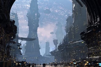concept art for science fiction