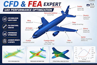 provide uav drone performance optimization through cfd and fea analysis