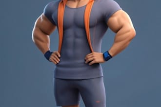 create fit 3d animated character design