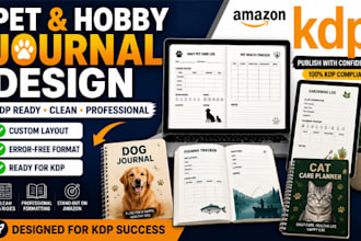 design and format your pet or hobby journal for KDP without errors