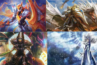 design premium print ready custom tcg playmats for anime trading card games art