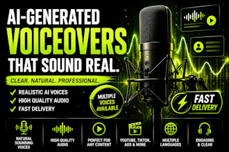 generate hyperrealistic voiceover with ai