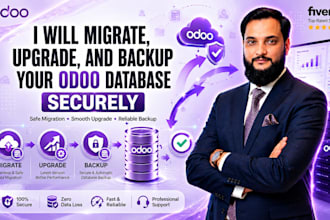 migrate, upgrade, and backup your odoo database securely