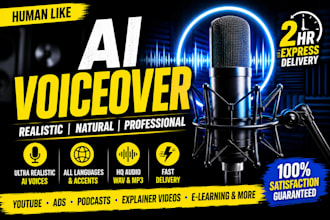 create ultra realistic ai voiceovers for videos and ads