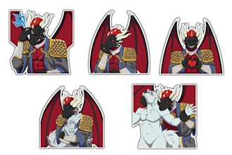 draw furry stickers, furry animated stickers