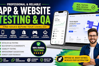 do app testing website testing QA review and mobile app feedback ios app review