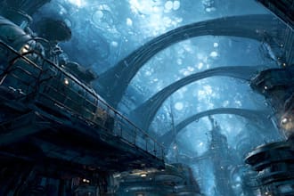 concept art for science fiction