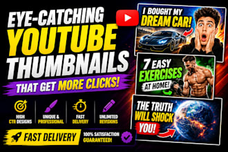 design professional youtube thumbnails that boost views