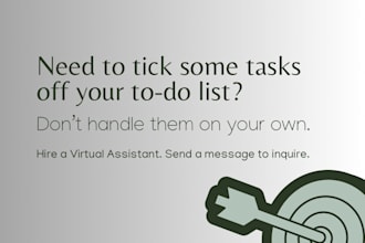 do online research and virtual assistant tasks