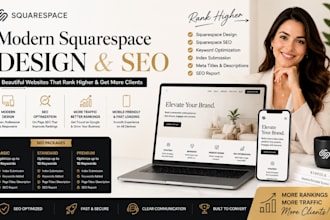 do modern squarespace design, squarespace SEO optimization