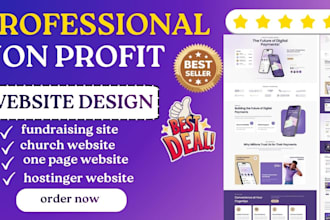 design non profit website charity website donation website ngo website