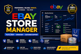 manage your ebay store, inventory, fulfillment, and customer support