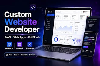 do custom business and saas website development