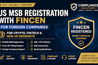 register US msb with fincen for foreign crypto and fintech startups