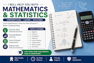 help you with mathematics and statistics
