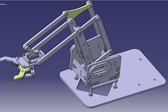 3d printable robotic arm design