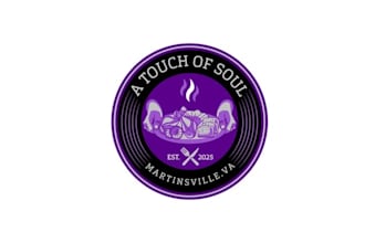 design monogram restaurant food pizza baked logo