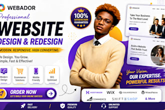 design webador website, webador redesign, hostinger website design